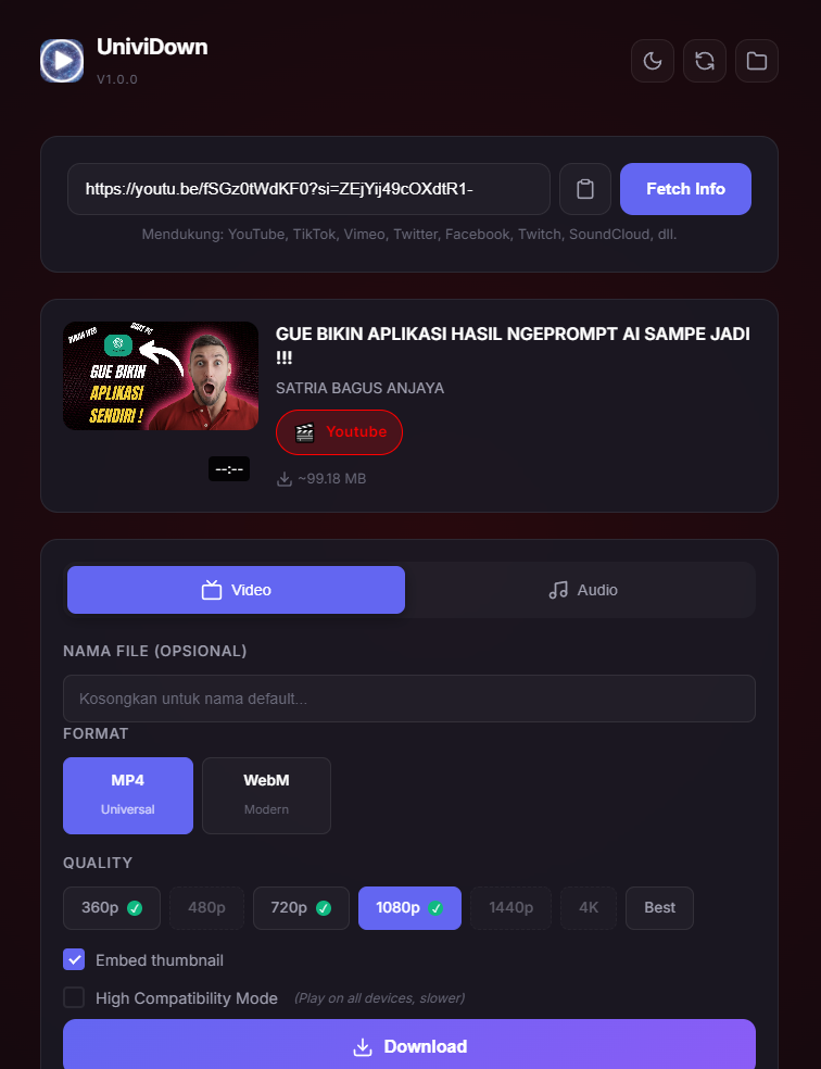 Smart Resolution Detection